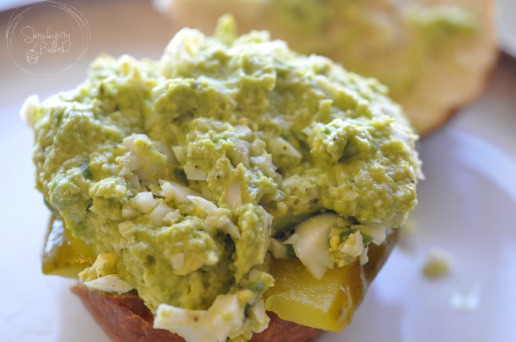 easter egg salad sandwich