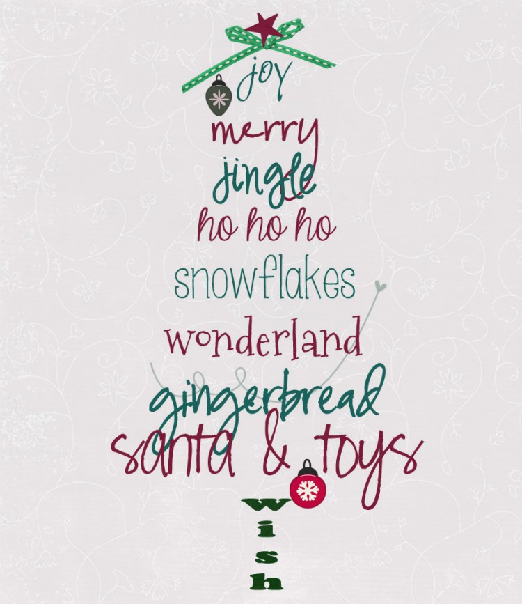 word tree printable