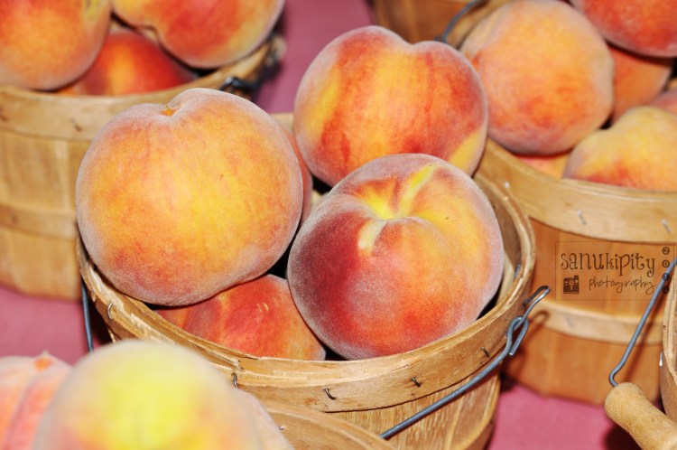 summer days, peaches, fruit, food