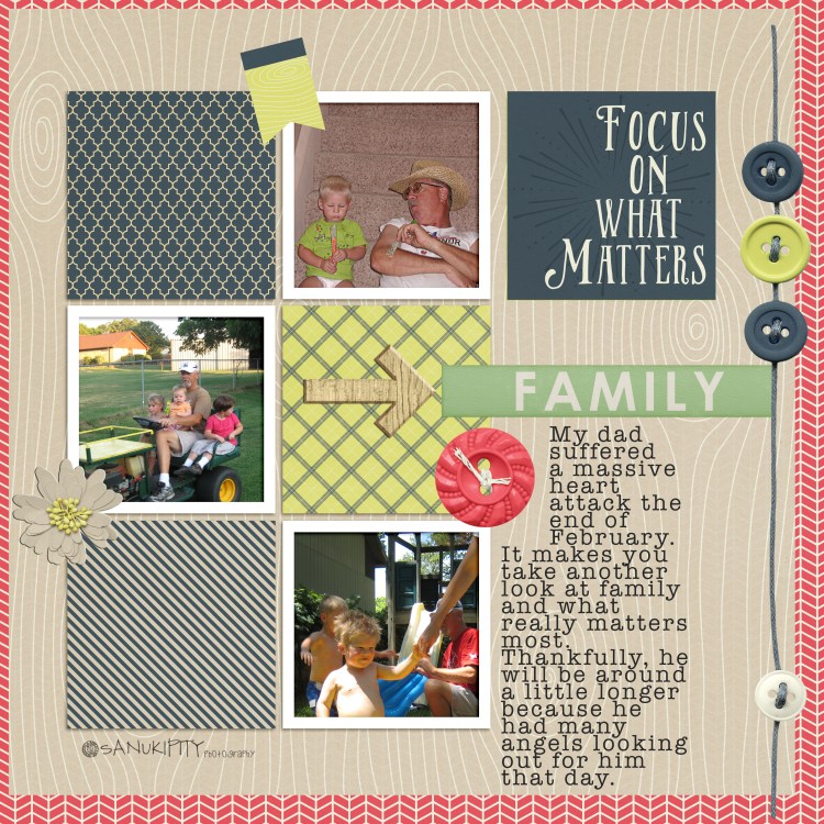 family matters, papa, family, digital scrapbooking